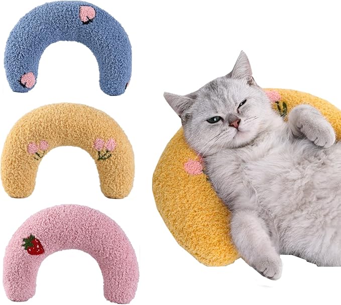 shengocase 猫枕 3 件装 猫咪枕头