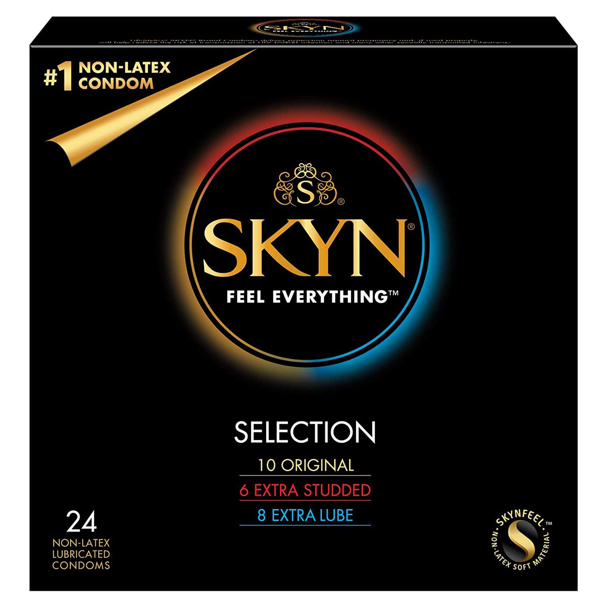 skyn ICELAND non-latex condoms, available in multiple packages,4 packs