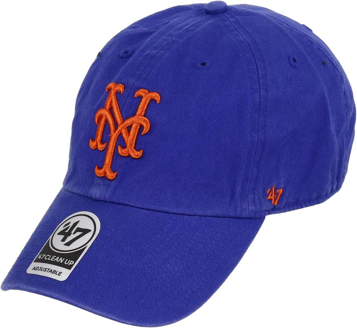 mlb 47 美国职棒大联盟 clean up 可调节棒球帽,成人款 皇室 均码