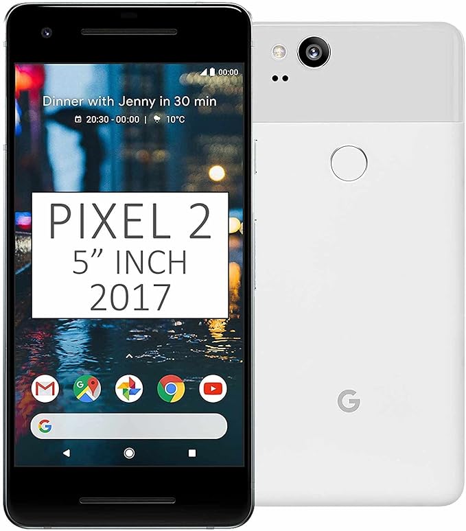 Google 谷歌pixel 2 64gb 手机 透明白色 Google 解锁版 亚马逊中国 手机通讯