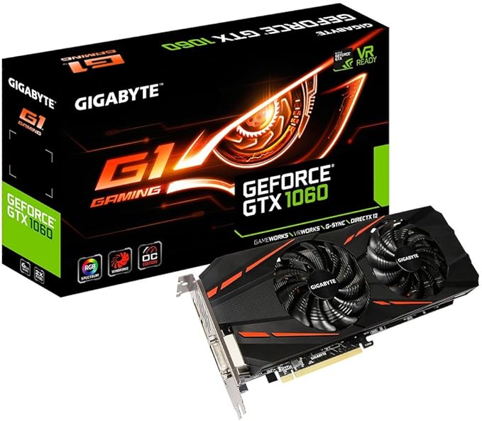 gigabyte 技嘉科技 geforce gtx 1060&nbsp;g1 游戏 3gb gddr5&nbsp
