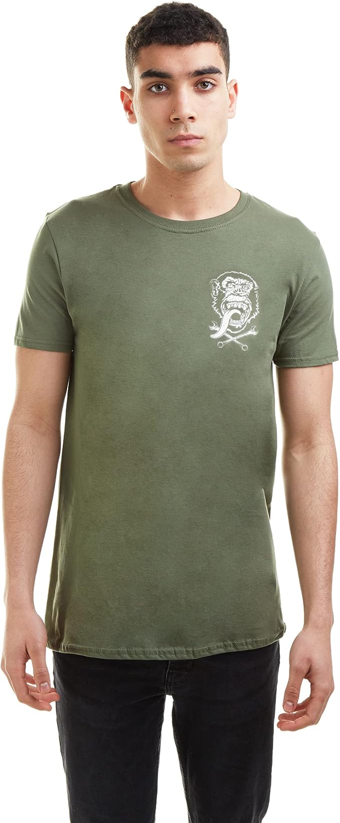 gas monkey 男式 gmg 徽章 t 恤