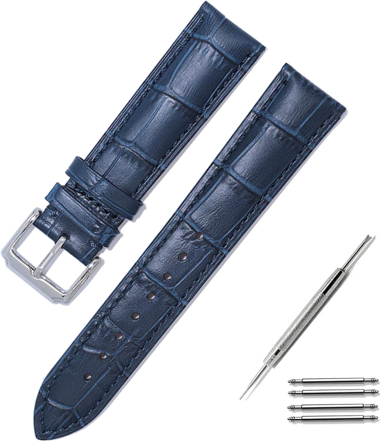 moran 真皮表带 18mm 19mm 20mm 21mm 22mm 23mm 24mm 小牛皮表带