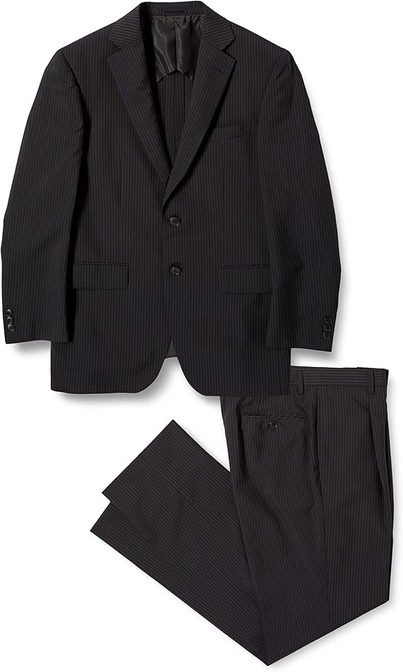 aoki 带扣西装 男士商务/双扣/条纹【可选颜色】 男士 851201