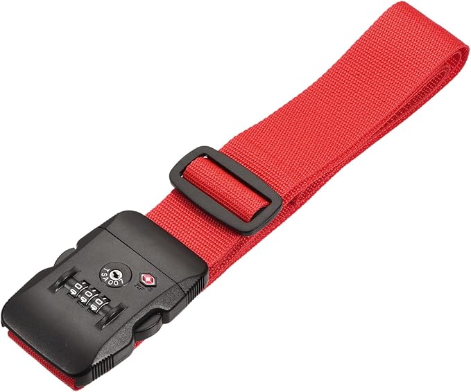 meccanixity 行李带,2 米长皮带连接,带组合锁,适用于旅行包装配件