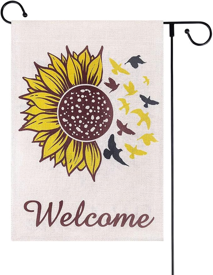 72 双面装饰竖旗粗麻布小码旗帜户外装饰