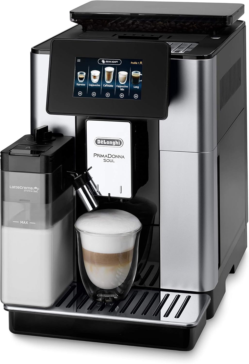 sb 全自动咖啡机 带牛奶系统 & bean adapt 技术 卡布奇诺和意式浓缩