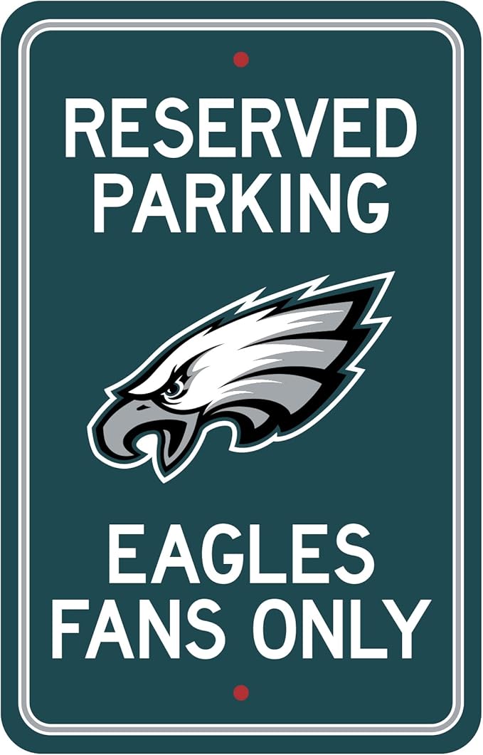 nfl - 费城老鹰队队队伍颜色保留停车标志装饰 45.72 厘米 x 29