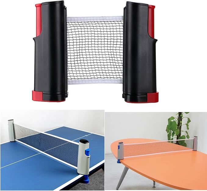derblue 便携式可伸缩乒乓球网架/替换乒乓球配件