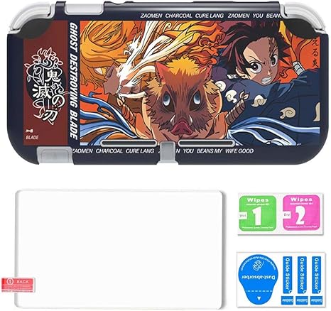Nintendo Switch Lite 19 手机壳 卡通时尚可爱设计皮肤防碰撞防滑防震保护套imd 超薄保护套带钢化玻璃屏幕保护膜 亚马逊中国 影视