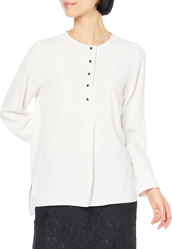 aoki 长袖 衬衫 针织衫 高功能 整洁感 设计变化 女士