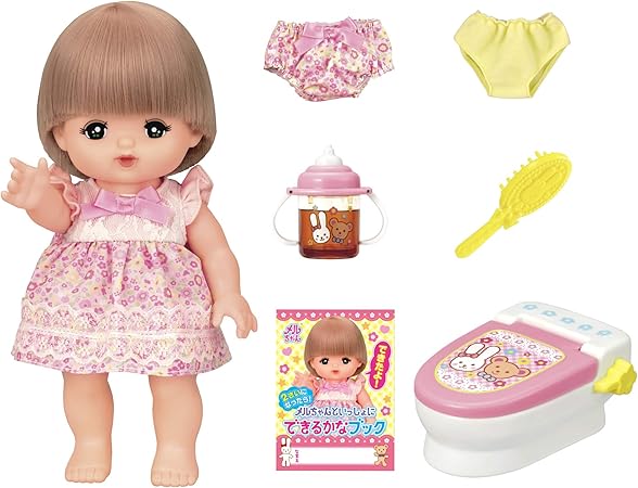 パイロットインキ Pilot Ink メルちゃんお人形セット2 洋娃娃套装上厕所吧套装 玩具 亚马逊中国