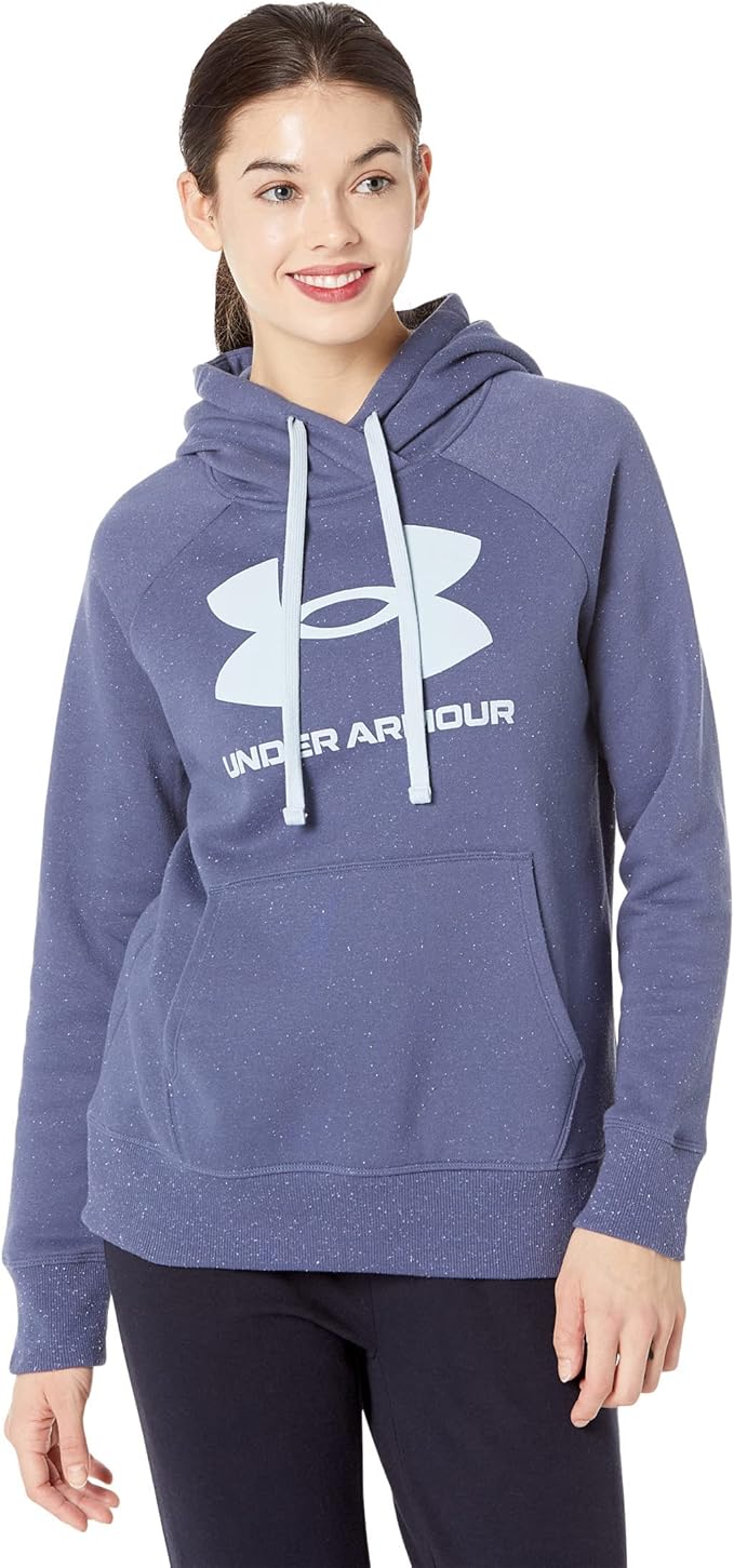 underarmour安德玛rival女士抓绒logo卫衣