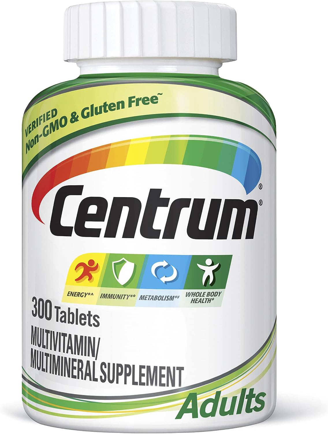 Centrum 善存成人 300粒 完整的多种维生素 多种矿物质补充剂 维生素d3 维生素b 铁 抗氧化剂 亚马逊中国 个护健康
