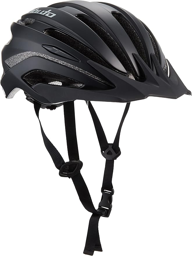 ogk kabuto rezza 2 带可拆卸遮阳帽 头盔[哑光黑色]