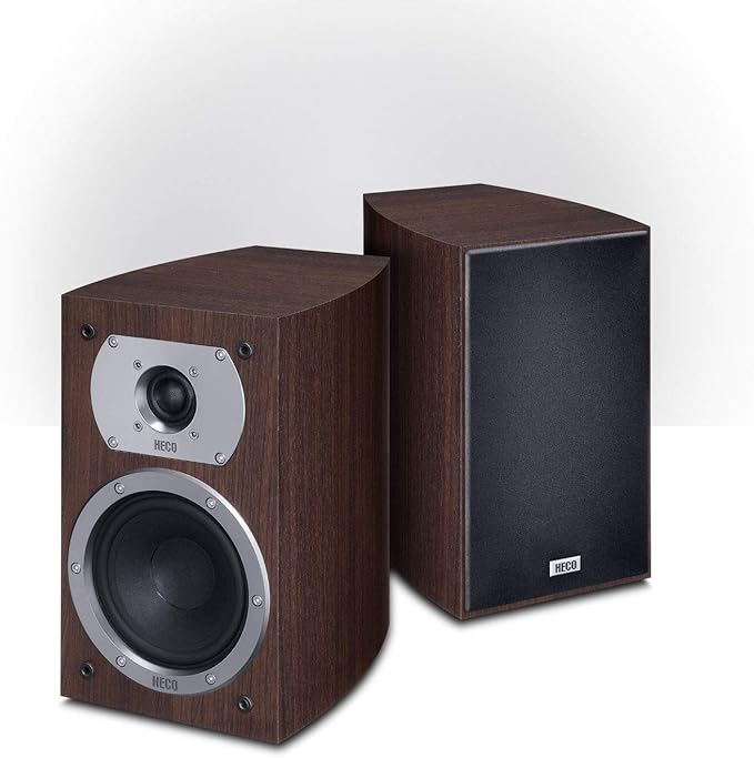 heco 德高 victa prime 低音反射式书架扬声器 espresso 1 paar