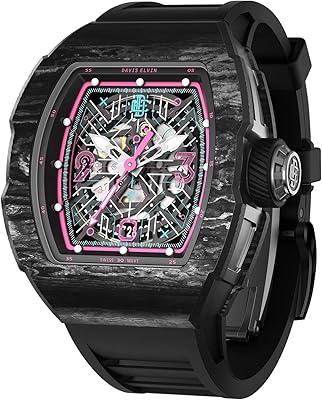 davis elvin-男式自动手表正品腕表酒桶腕表瑞士手表机芯防水机械手表