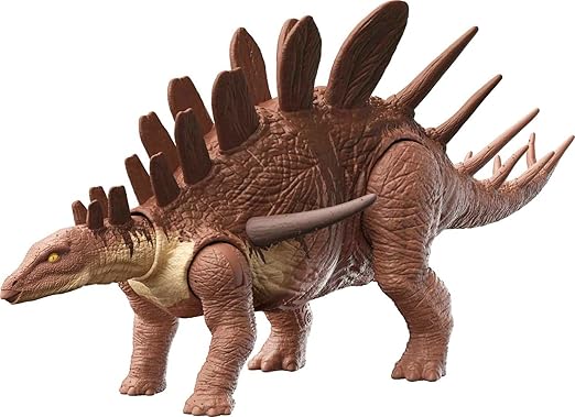 jurassic world 界咆哮攻击 剑龙 恐龙可动人偶玩具 4 岁及以上,多