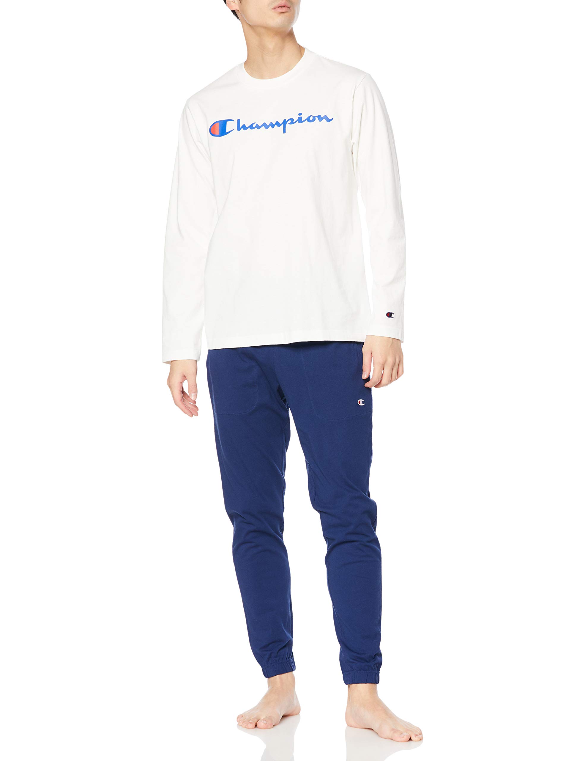Champion homewear cotton * Thickened Indian cotton long sleeve pants for men