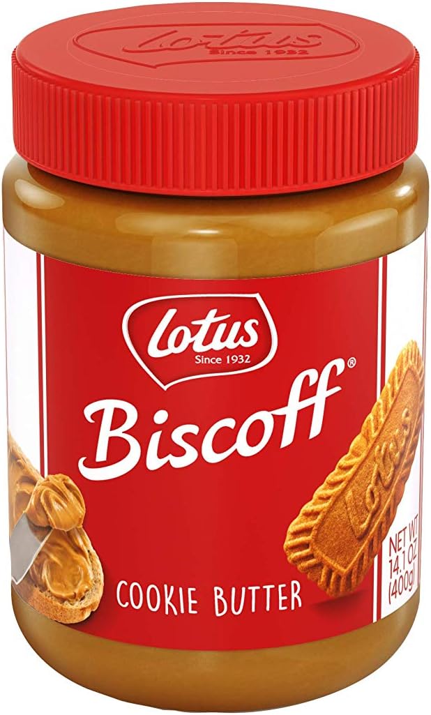 Lotus Biscoff 饼干黄油抹布 奶油色 非转 素食creamy 14 1 Ounce Pack Of 1 亚马逊中国 食品