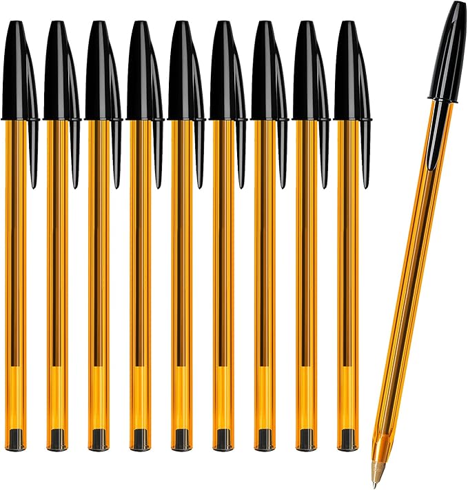 bic bic 油性圆珠笔 橙色 水晶 原创 fine 0.