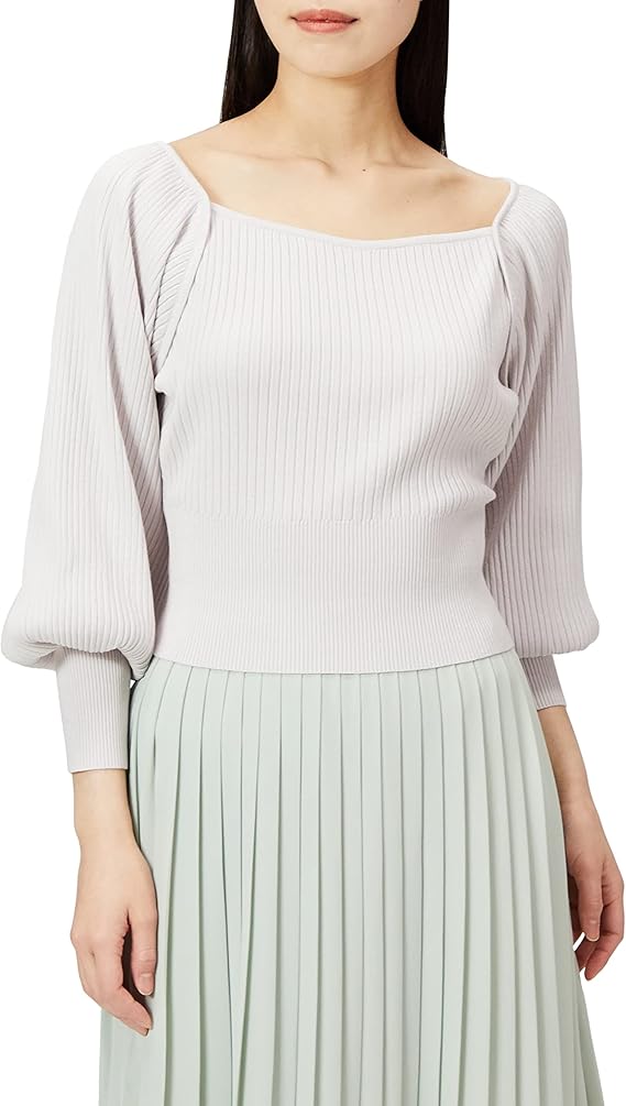 jill by jillstuart 毛衣 蓬松袖方形针织衫 女士