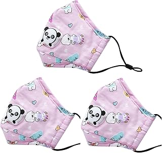 1 10 卡通防尘嘴套 时尚可爱 可重复使用 适合 3 至 10 岁儿童