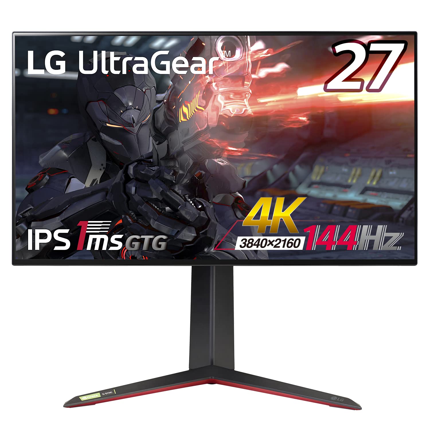 LG esports Monitor UltraGear 27GP950-B 27 inch / 4K/Nano IPS / 1ms (GtoG) /144Hz/HDMI 2.1 compatible/G-SYNC compatible