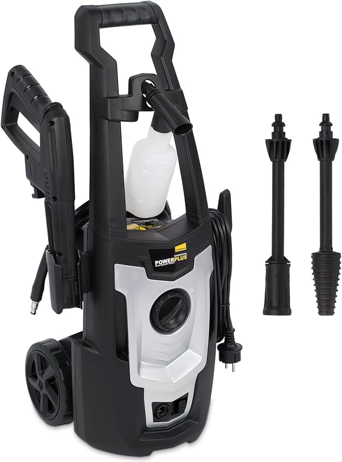 90405 直立式电动 390l/h 1400 w 黑色,银色压力垫圈 - 高压垫圈(直立