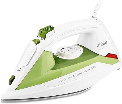 Ufesa Pv3500 Perfomance蒸汽熨斗 2400w Eco位置 蒸汽喷射 大0克和恒定0 40克 分钟 获得 的360º鞋底 3000 塑料 白色 亚马逊中国