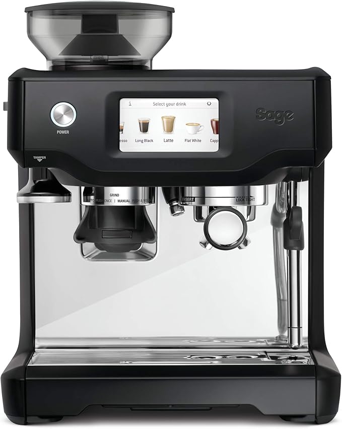 sage appliances 浓缩咖啡机 ses880 the barista touch 哑光黑色
