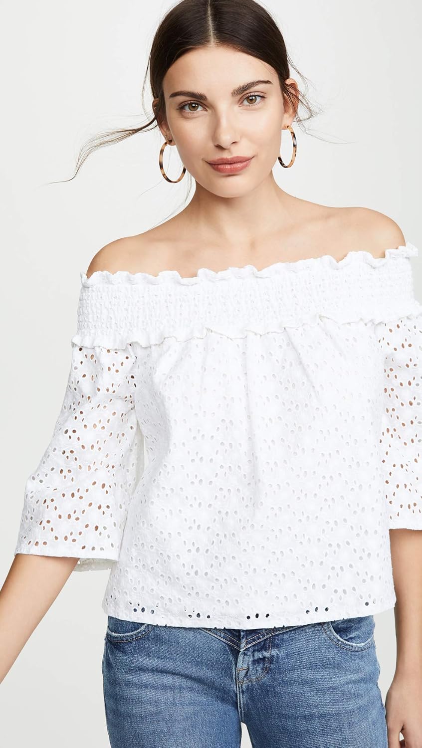 jack 女式孔眼 you know 露肩衬衫 【jack jones 杰克琼斯】 服饰箱包