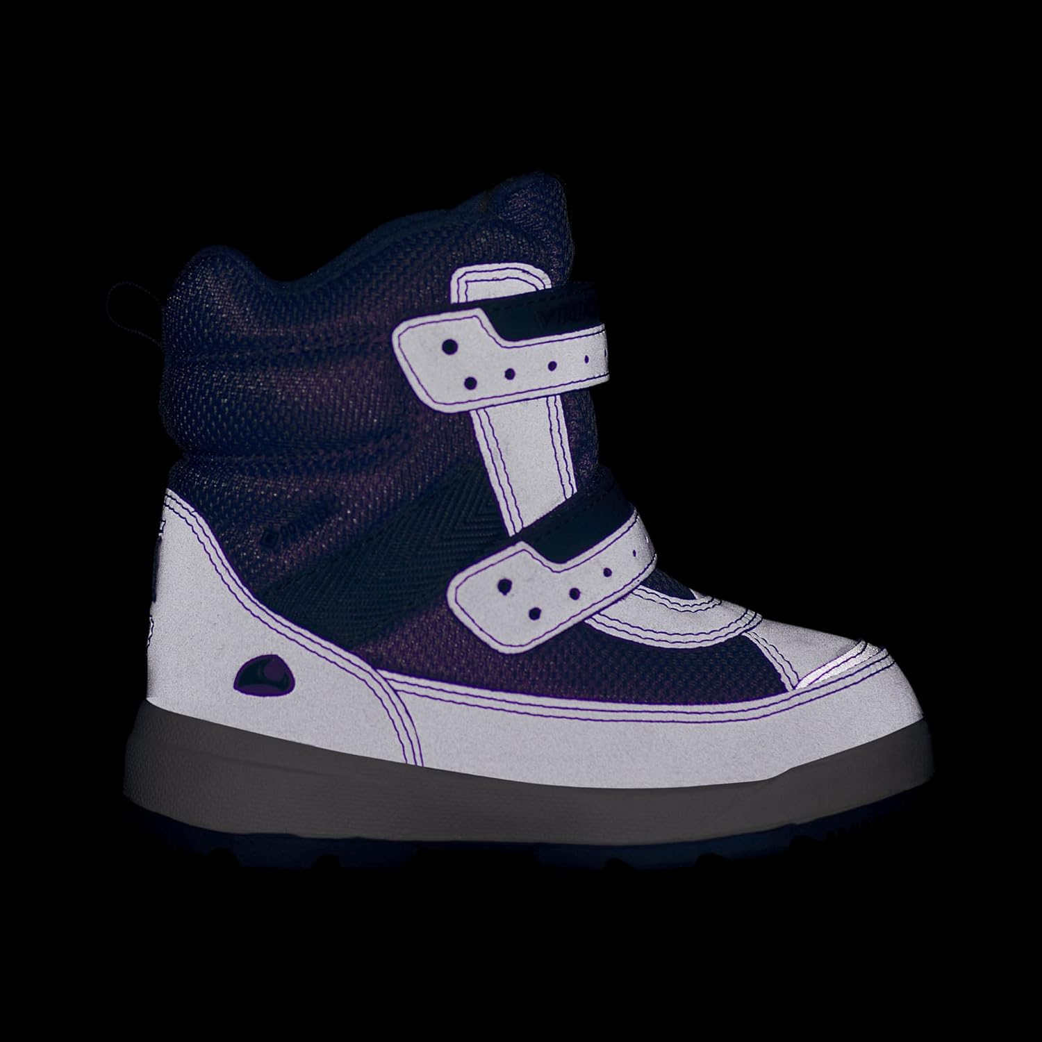 viking 中性款 baby play high gtx r 保暖步行鞋, 紫色牛仔布, 20 eu