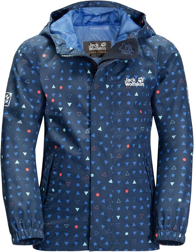 jack wolfskin 狼爪 儿童图形点缀夹克