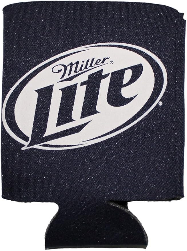 miller lite 12 罐套 - blue beer coolies 罐装瓶 - 散装饮料冷却器