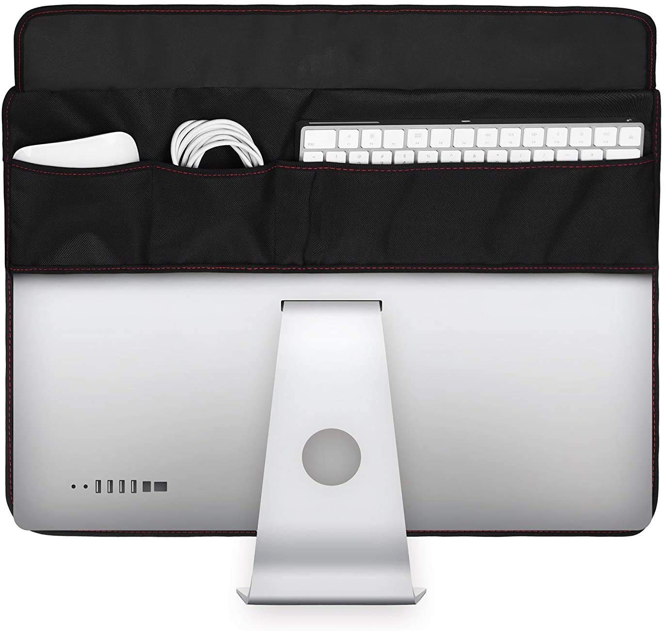 Lightning Power - Nylon protective screen dust jacket for Apple IMAC with 27" with pocket liner