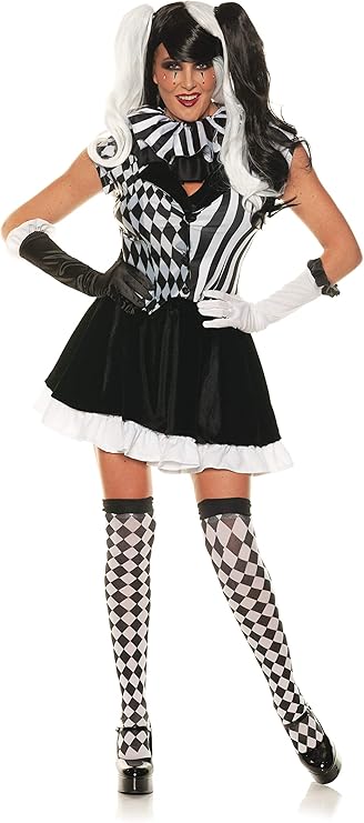 underwraps 小丑女士成人小丑服装