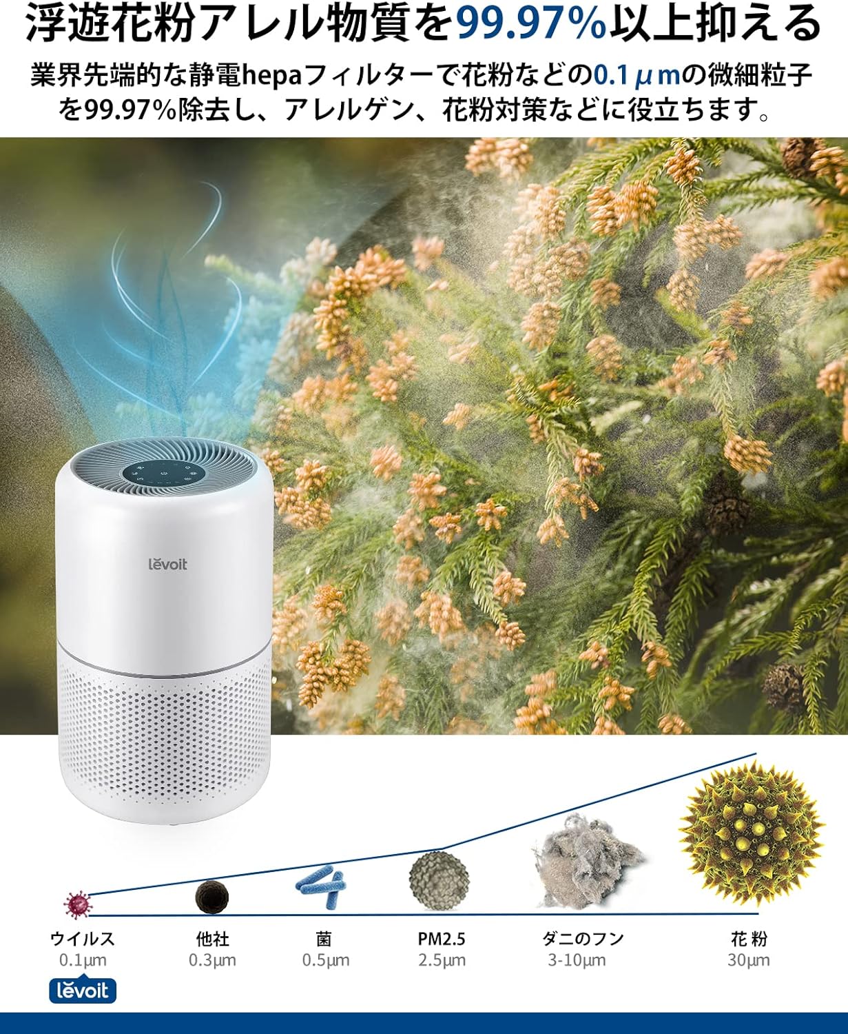 Levoit 小型桌面空气净化器 张榻榻米以下 除臭 吸尘 宠物 花粉 灰尘 Kuukisei 强力 无加湿 紧凑 Hepa过滤器 2年无需更换 屋尘 防霉 Pm2 5 节能 迷你 6张榻榻米 10张榻榻米适用核心300白 亚马逊中国 家居生活 Levoit 小型桌面空气净化器 张榻榻米以下 除臭 吸尘 宠物 花粉 灰尘 Kuukisei 强力 无加湿 紧凑 Hepa过滤器 2年无需更换 屋尘 防霉 Pm2 5 节能 迷你 6张榻榻米 10张榻榻米适用核心300白 亚马逊中国 家居生活