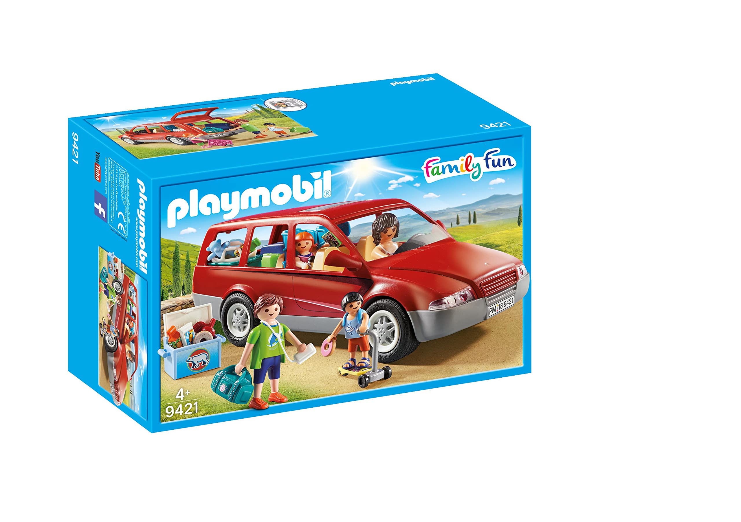 PLAYMOBIL family car toy