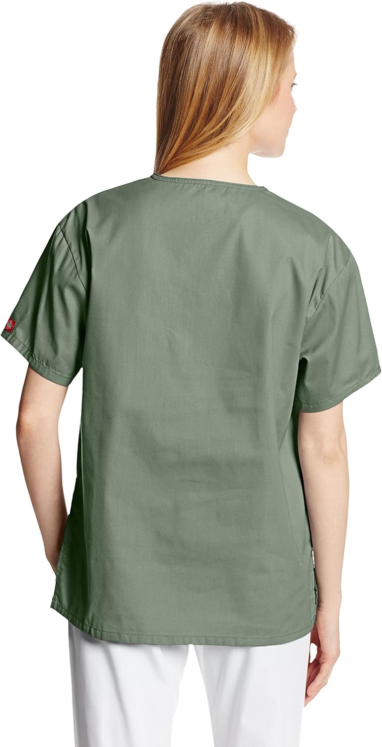 dickies 女士 eds signature scrubs 86706 女式修身 v 领上衣