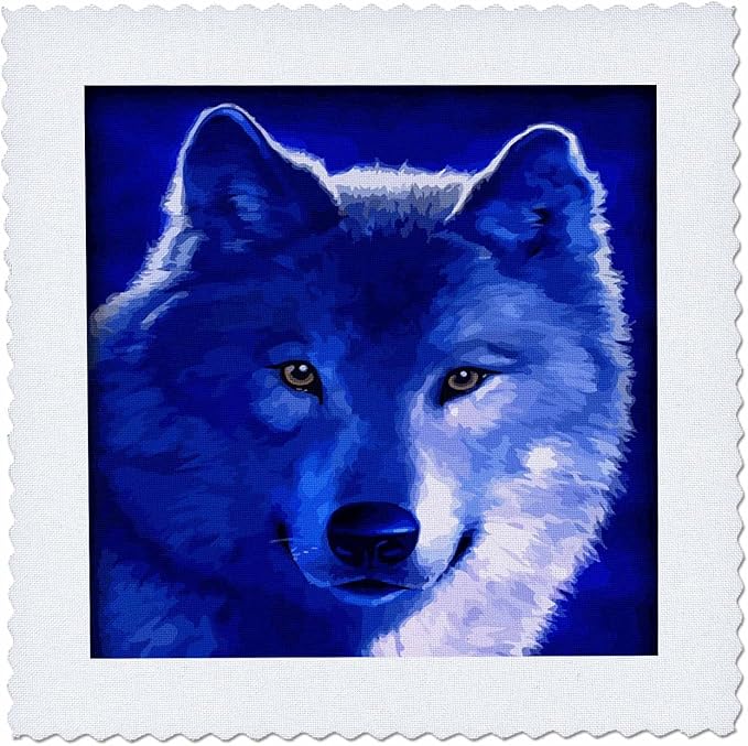 dezine 01&nbsp;animals&nbsp;–&nbsp;蓝色狼&nbsp;–&nbsp;方块拼布