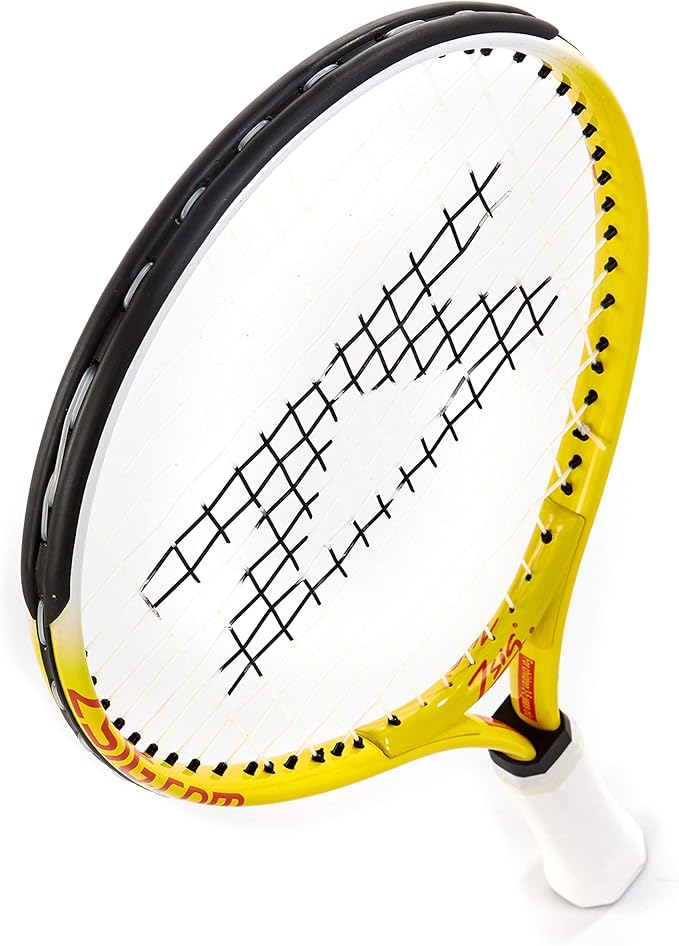 zsig childrens mini tennis racket - 17 inch, yellow/white