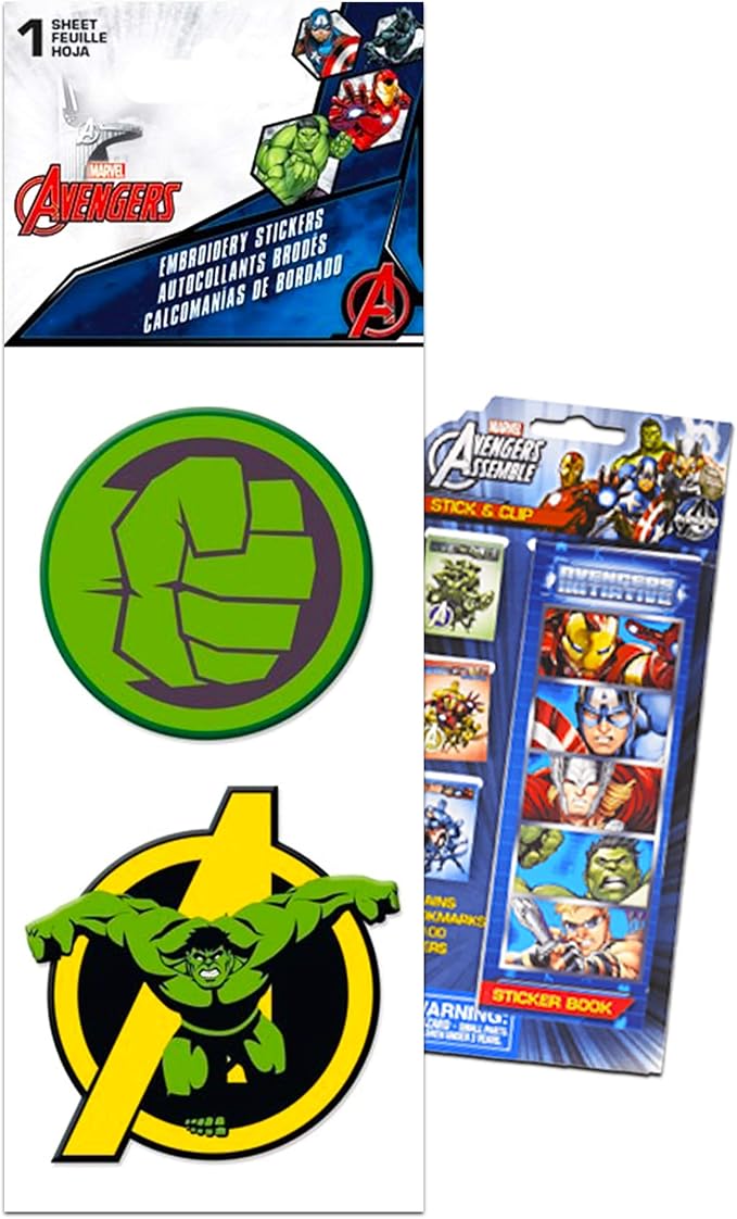 disney shop 漫威漫画绿巨人贴纸绿巨人贴布套装 - 3 件套绿巨人派对