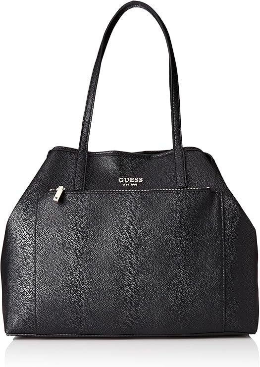 guess borsa donna vikky rootote con pochette nero b22gu16 vg