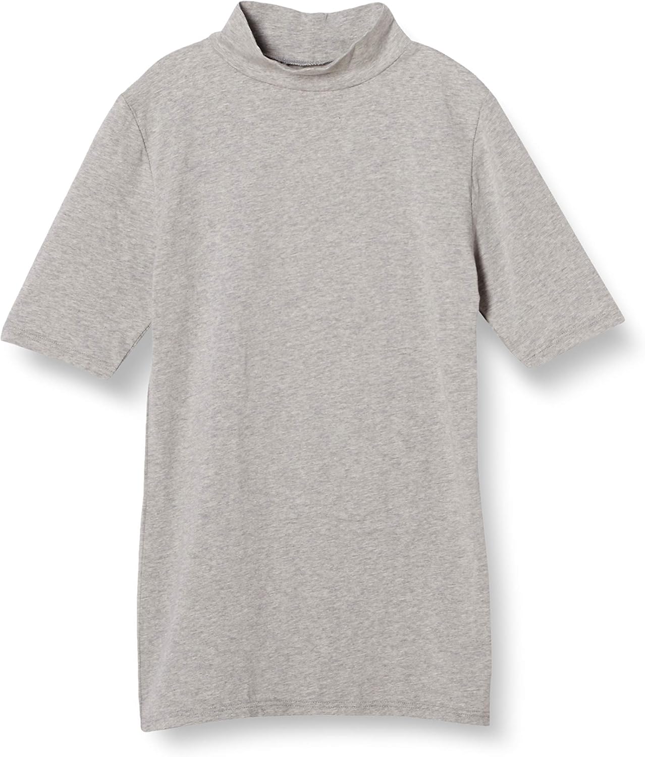 maison] innatop 五分袖 高领 棉混纺 保暖内衣 热花 女士 麻灰色 m