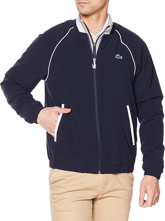 lacoste 法国鳄鱼 卫衣 [官方] 高尔夫季节 弹力拉链夹克 男士