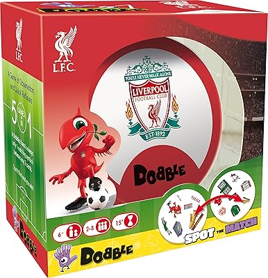 zygomatic | dobble 利物浦| 纸牌游戏 | 适合 6 岁以上儿童 | 2-8 名