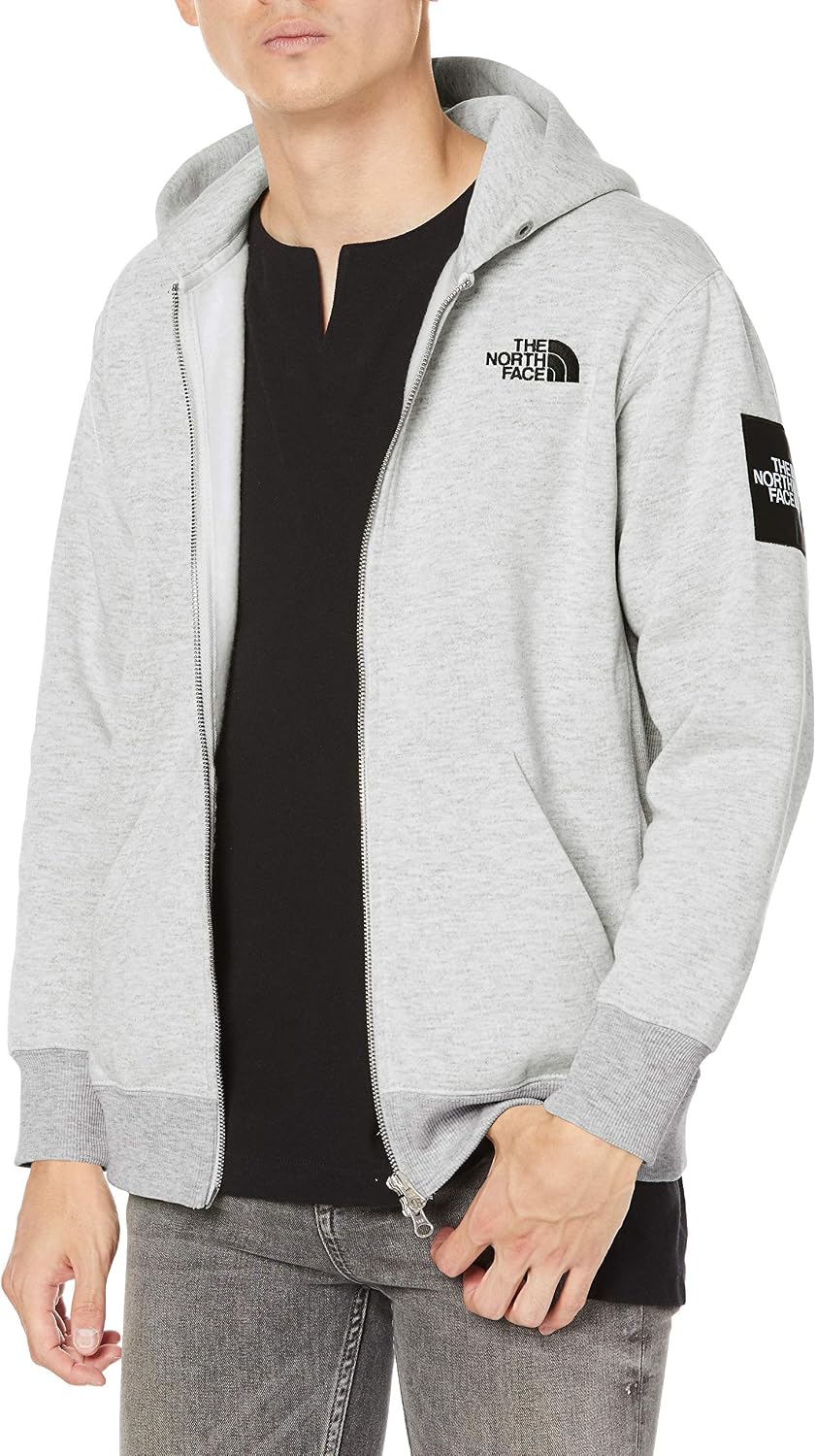 the north face 北面 连帽卫衣 方形徽标全拉链 男士