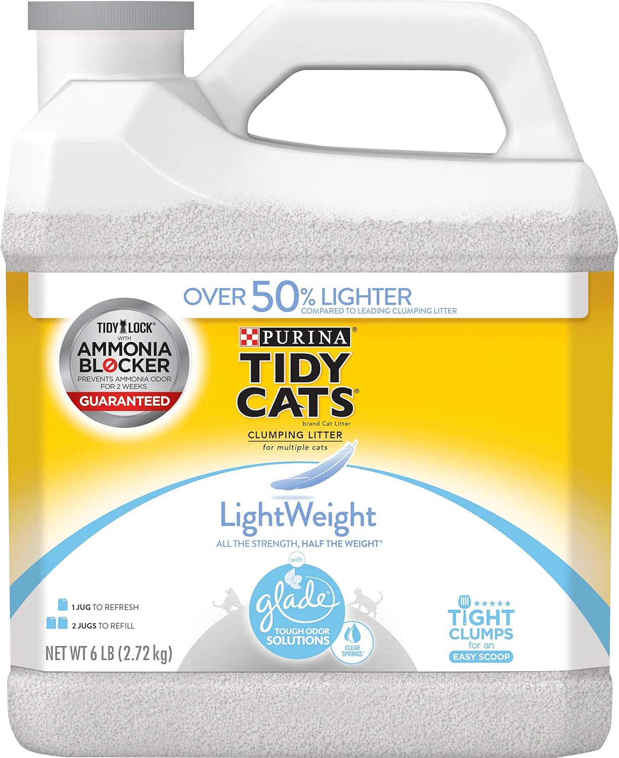 lightweight kitty litter