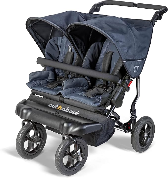 out n about gt 双人婴儿车 皇家蓝